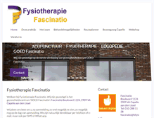 Tablet Screenshot of fysiofascinatio.nl